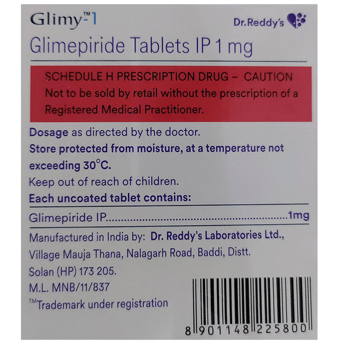 Glimy 1 Tablet