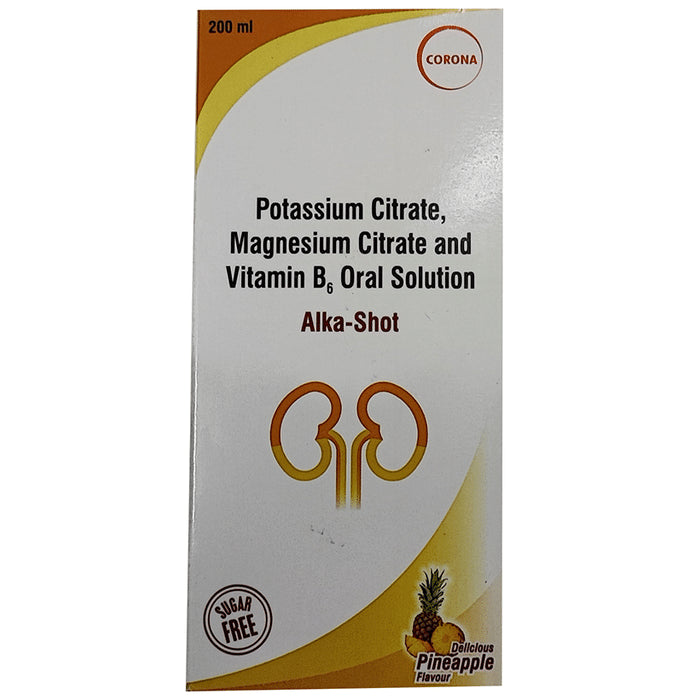 Alkashot B6 Oral Solution Delicious Pineapple Sugar Free - Classic Derma