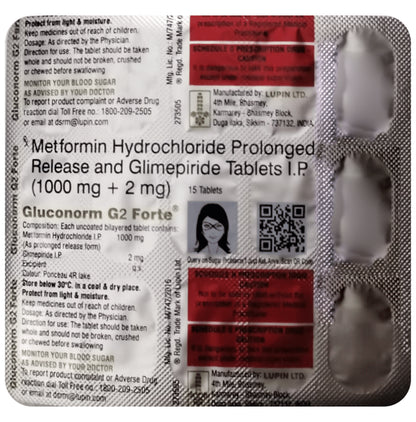 Gluconorm G2 Forte Tablet PR