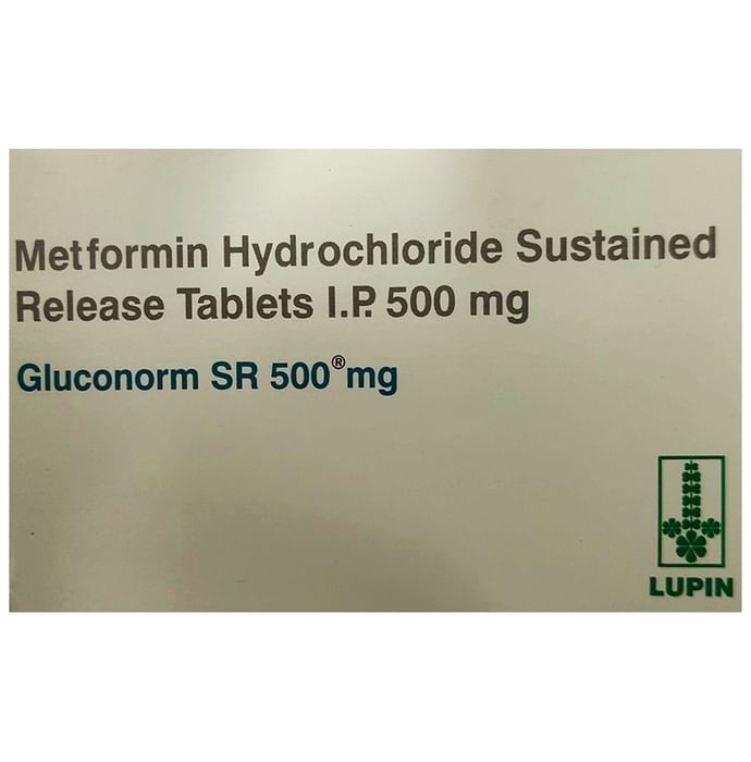Gluconorm SR 500mg Tablet - Classic Derma