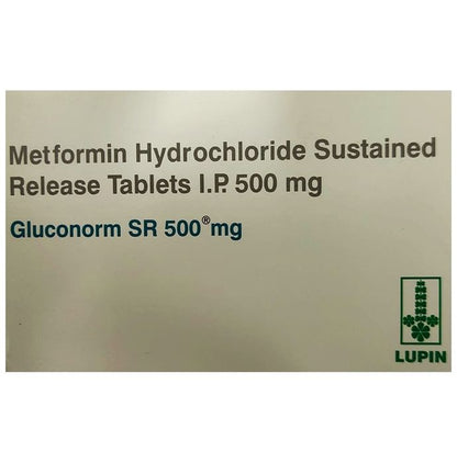 Gluconorm SR 500mg Tablet - Classic Derma