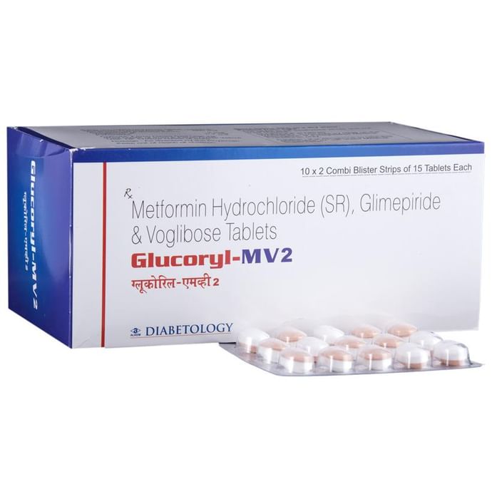 Glucoryl-MV 2 Tablet SR - Classic Derma