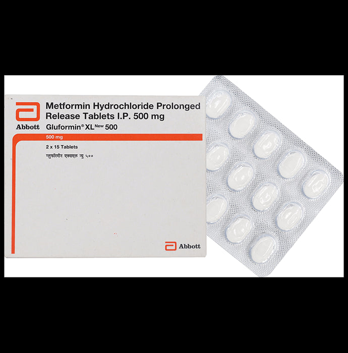 Gluformin XL New 500 Tablet PR - Classic Derma
