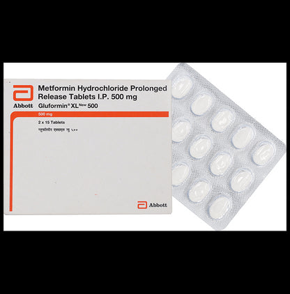 Gluformin XL New 500 Tablet PR - Classic Derma