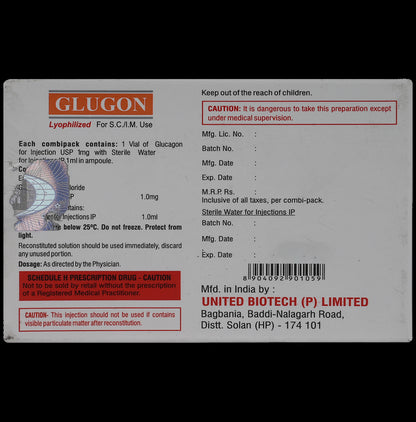 Glugon 1mg Injection