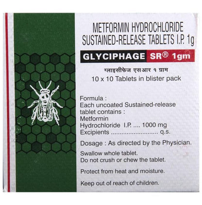 Glyciphage SR 1gm Tablet