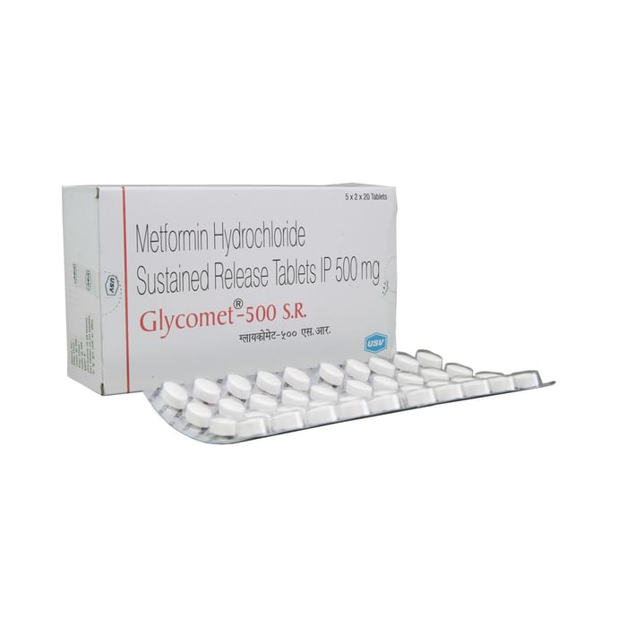 Glycomet 500 SR Tablet - Classic Derma