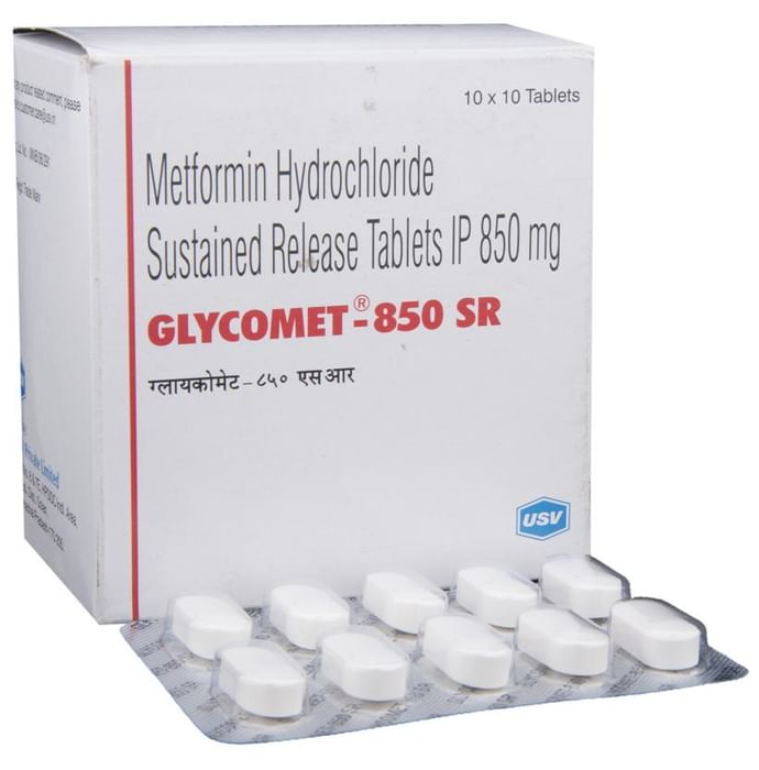 Glycomet 850 SR Tablet - Classic Derma
