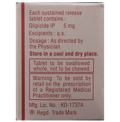 Glynase XL- 5 Tablet