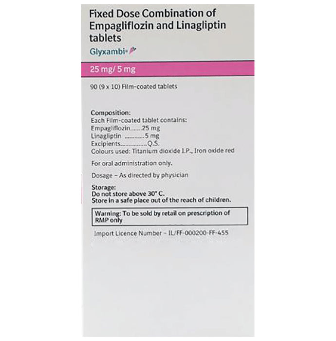 Glyxambi 25mg/5mg Tablet