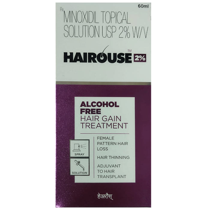 Hairouse 2% Solution Alcohol Free - Classic Derma