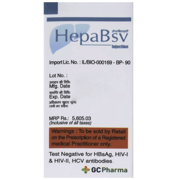 Hepabsv 100IU Injection