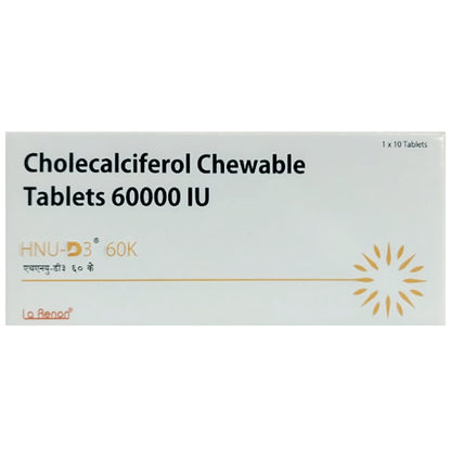 Hnu-D3 60K Chewable Tablet - Classic Derma