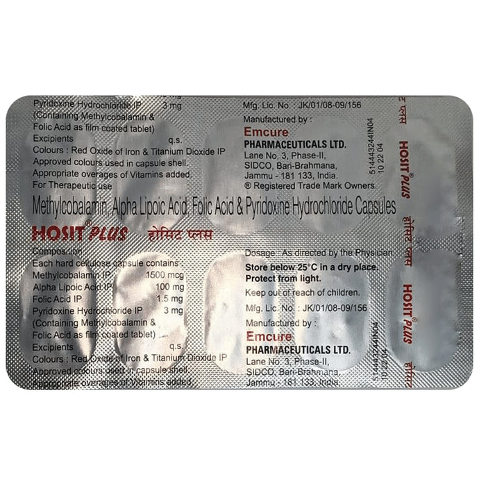 Hosit Plus Capsule - Classic Derma