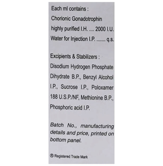 HUCOG 2000 HP Injection