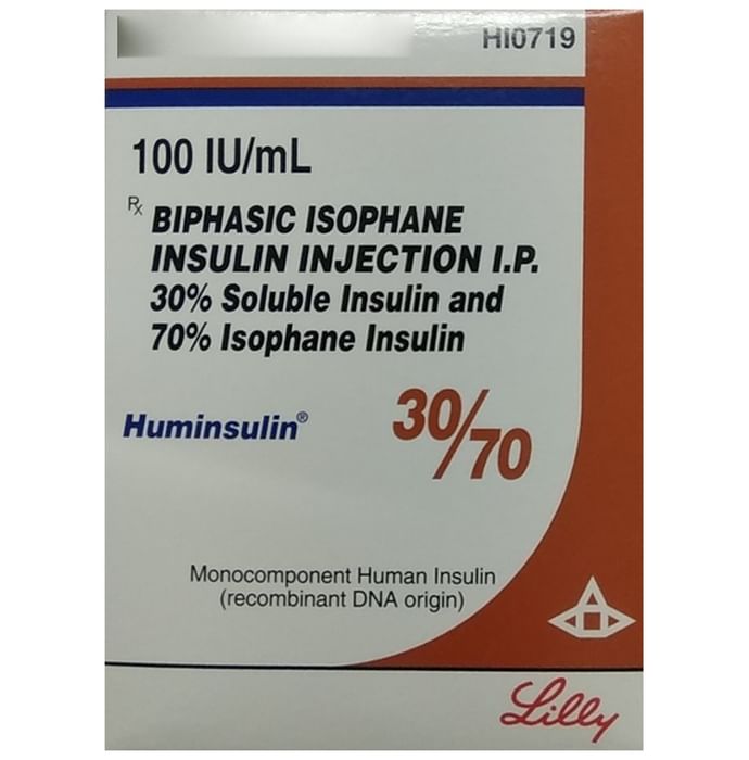 Huminsulin 30/70 Cartridge (3ml Each) - Classic Derma