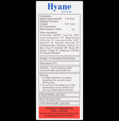 Hyane Eye Drop
