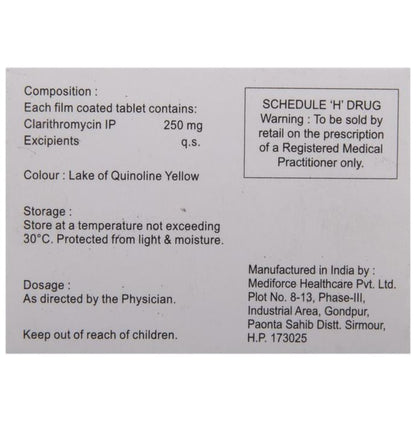 Clarinova 250 Tablet