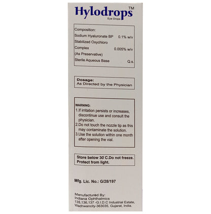 Hylodrops Eye Drop