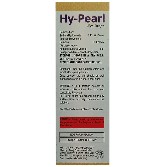 Hy-Pearl Eye Drop