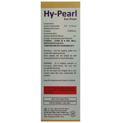 Hy-Pearl Eye Drop