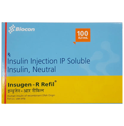 Insugen-R 100IU/ml Refil - Classic Derma