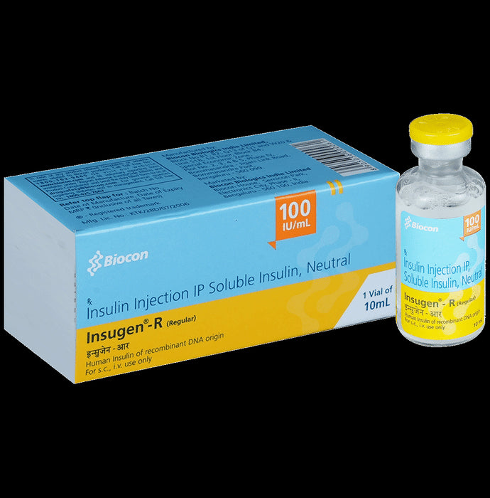Insugen-R 100IU/ml Solution for Injection - Classic Derma