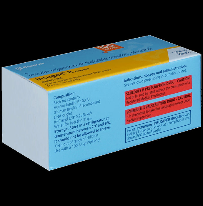 Insugen-R 100IU/ml Solution for Injection