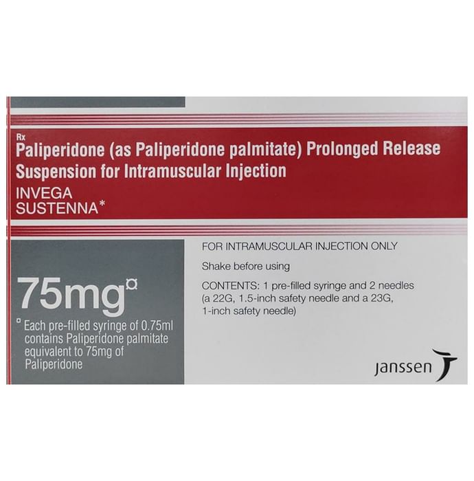 Invega Sustenna 75mg Injection - Classic Derma