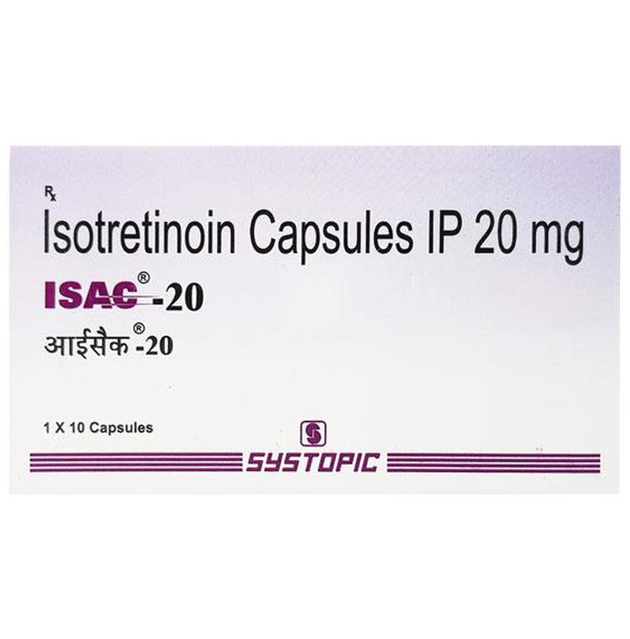 Isac 20mg Capsule - Classic Derma