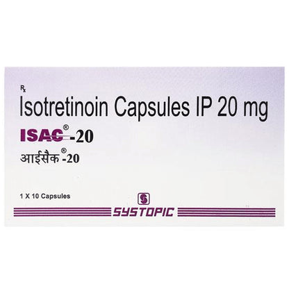 Isac 20mg Capsule - Classic Derma