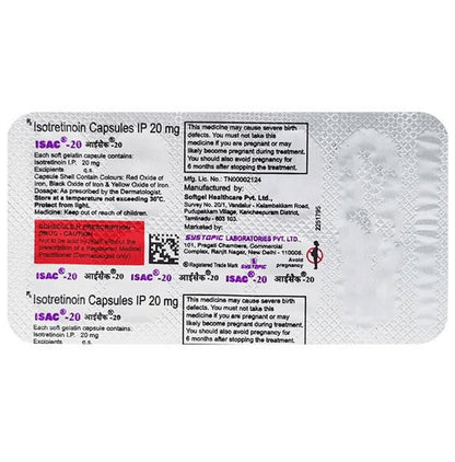 Isac 20mg Capsule