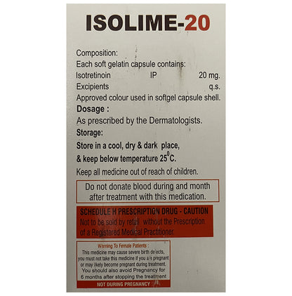 Isolime 20 Softgel Capsule
