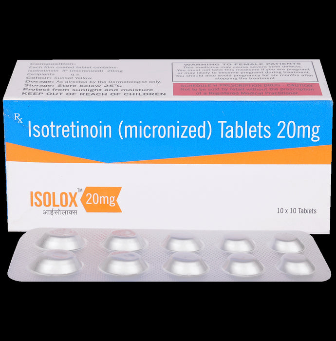 Isolox 20mg Tablet - Classic Derma