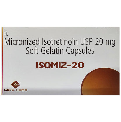 Isomiz 20 Soft Gelatin Capsule - Classic Derma