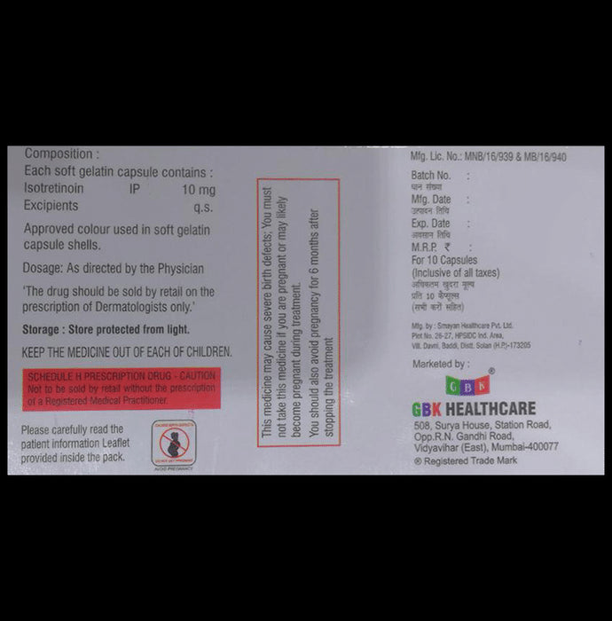 Isoperio 10mg Capsule