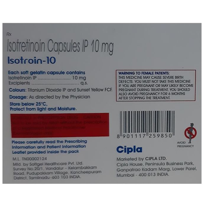 Isotroin 10 Capsule