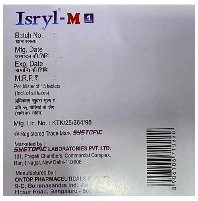 Isryl-M1 Tablet SR