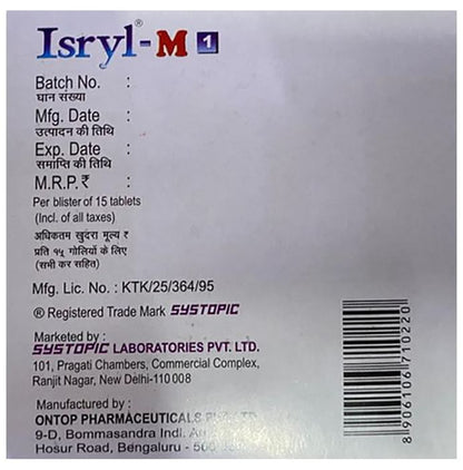 Isryl-M1 Tablet SR