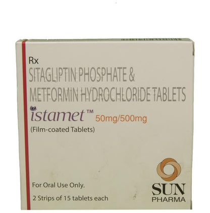 Istamet 50mg/500mg Tablet