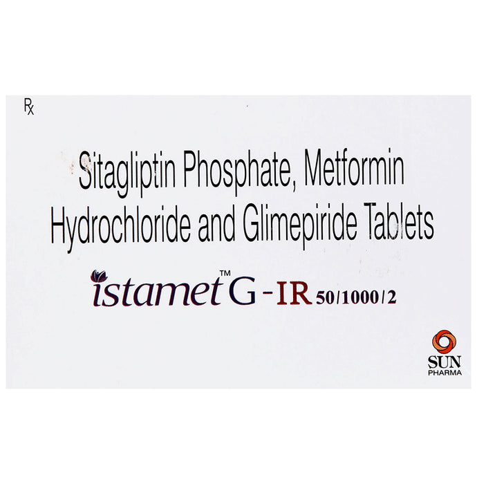 Istamet G 50mg/2mg/1000mg Tablet IR