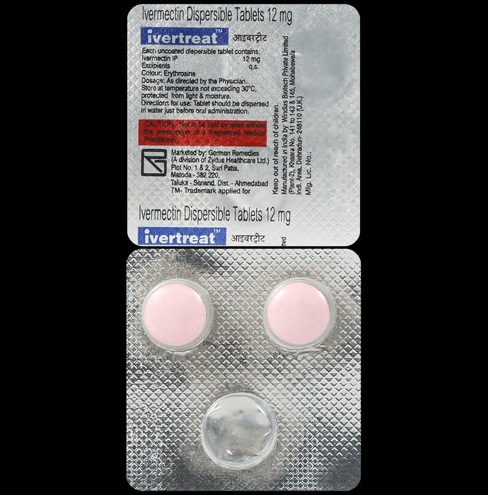 Ivertreat 12mg Tablet - Classic Derma