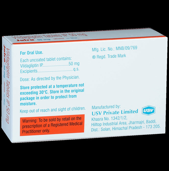 Jalra 50mg Tablet