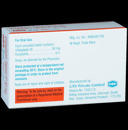 Jalra 50mg Tablet