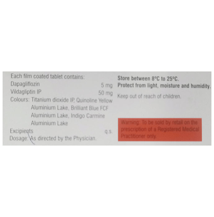 Jalra-DP 5mg/50mg Tablet