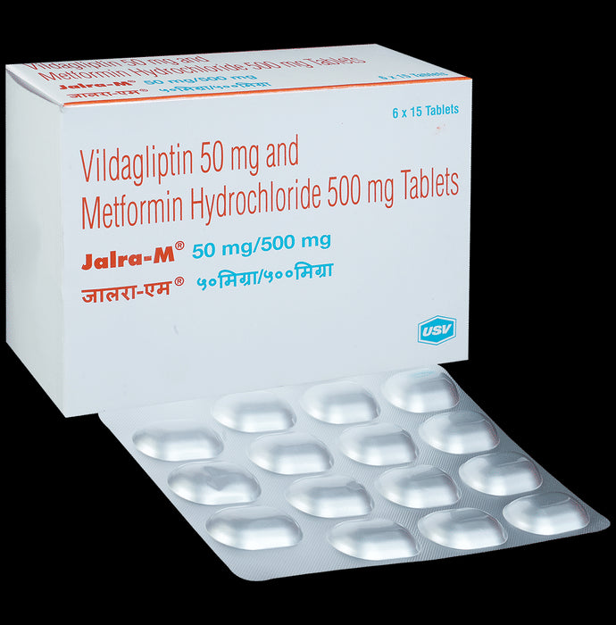 Jalra-M 50mg/500mg Tablet - Classic Derma