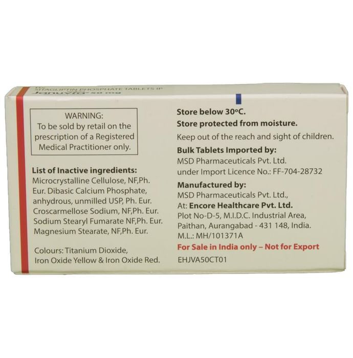 Januvia 50mg Tablet