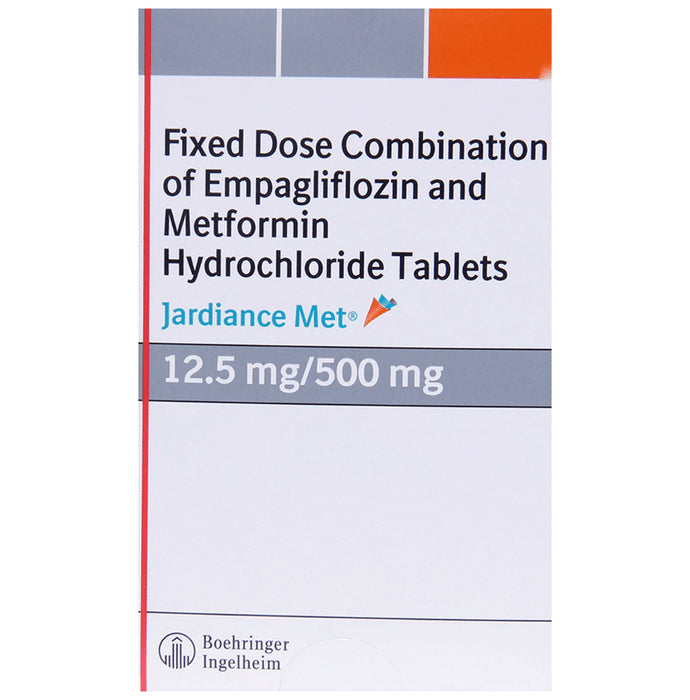 Jardiance Met 12.5mg/500mg Tablet - Classic Derma