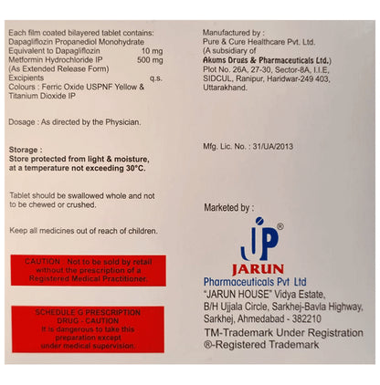 Jodapa M 10mg/500mg Tablet