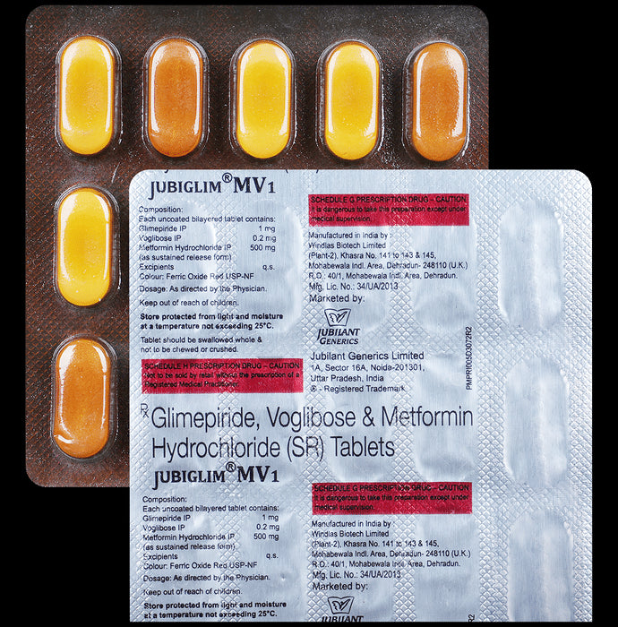 Jubiglim MV 1 Tablet SR - Classic Derma